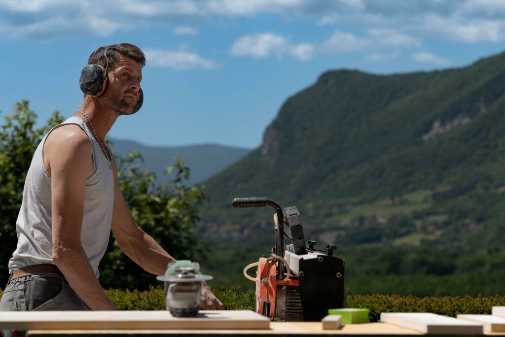 David, chef de chantier