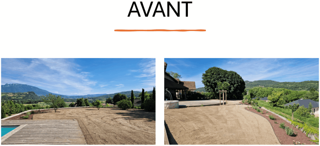 préparation du terrain avant de semer le nouveau gazon